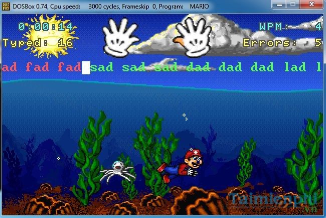 Download Mario - Phần mềm học gõ 10 ngón trên PC