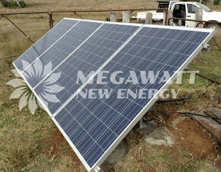 Solar irrigation grassland in Australia