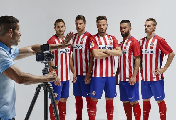 Le maillot domicile 2015-2016 de l’Atlético Madrid par Nike