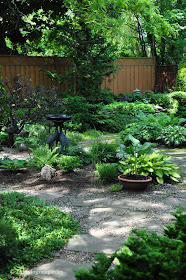 Partial Shade Garden Ideas Photograph | Three Dogs in a Gard