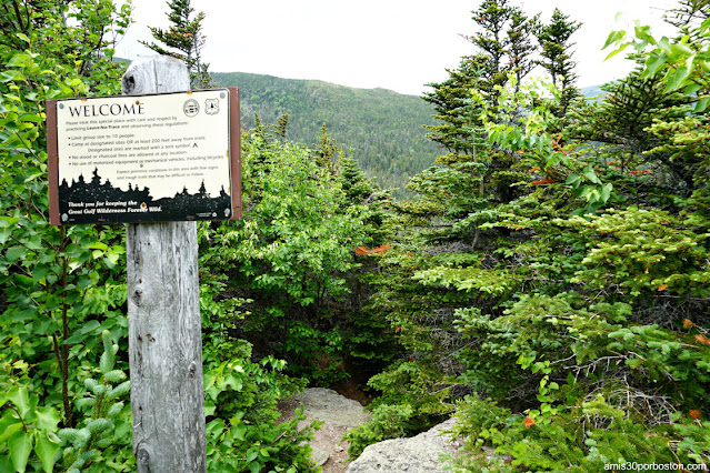 Senderos Señalizados en Mount Washington