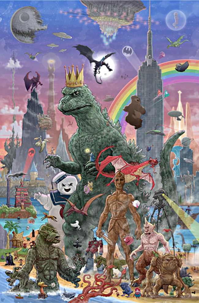 PJ McQuade (US) - Godzilla poster