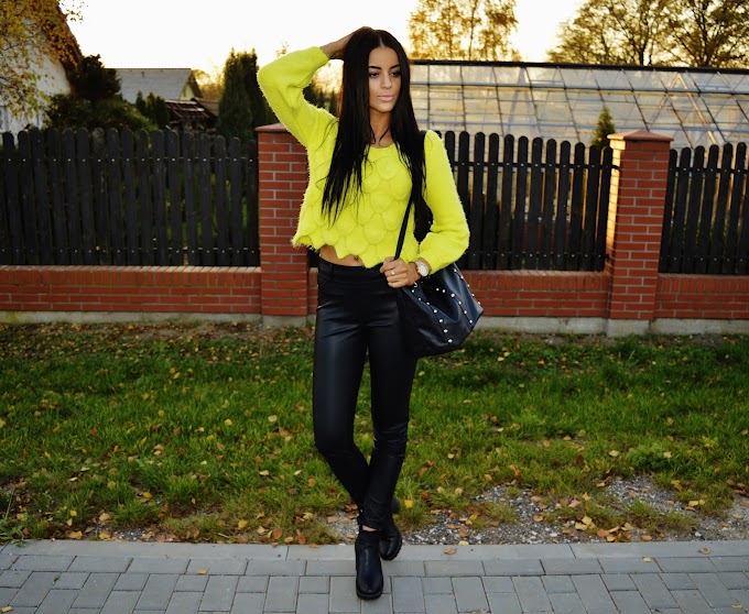 Neon sweater