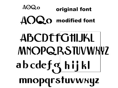 If you decide to turn other fonts into a stencil font I'll be glad to post