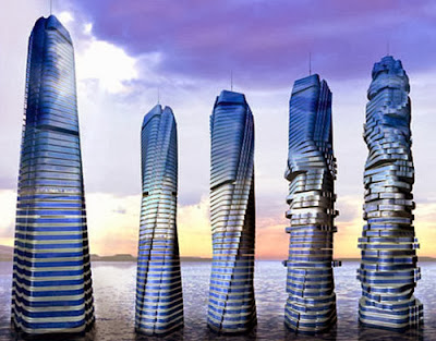 Rotating Wind Power Tower Dubai