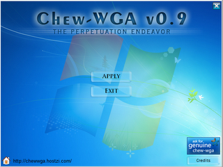 Chew WGA v 0.9 Hilangkan Windows is not Genuine (Windows 7)