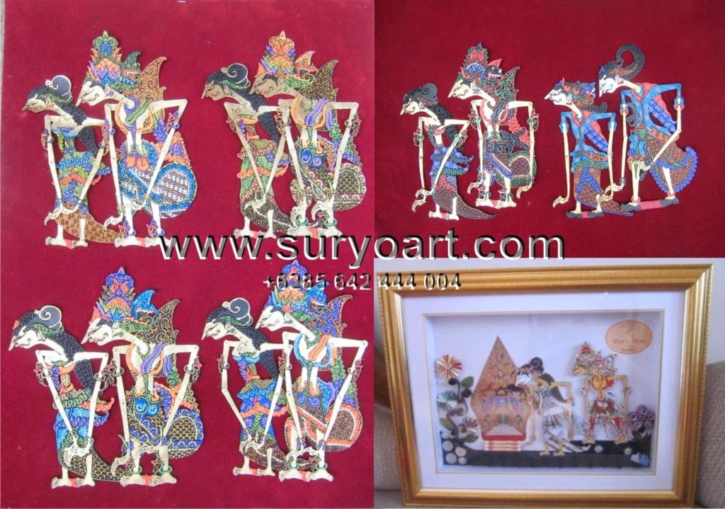  Kerajinan  Wayang  Kulit Souvenir  Khas Jawa SURYO ART 04 13