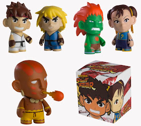 Street Fighter Mini Figure Series by Kidrobot - Ryu, Ken, Blanka, Chun Li, & Dhalsim Vinyl Figures