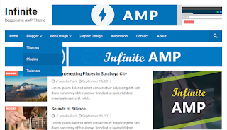 amp blogger templates