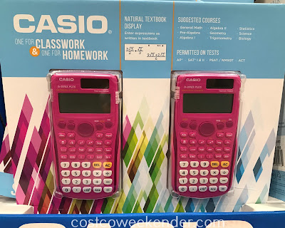 Costco 1231822 - Combo pack includes 2 Casio fx-300ES PLUS calculators: for school and for home