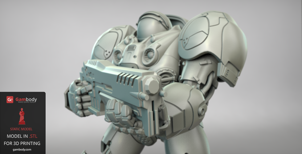 Terran Marine for 3D printing