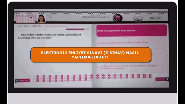 E-SINAV,EHLİYET SINAVI