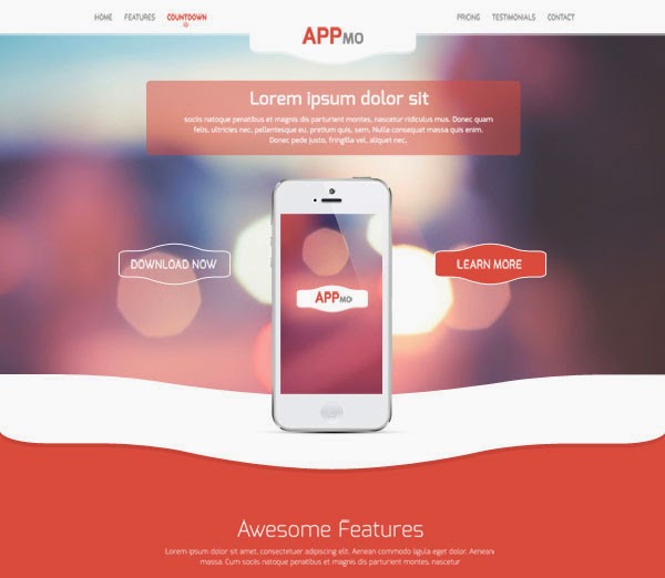 Appmo – One Page App Landing Page