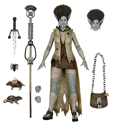 Universal Monsters x Teenage Mutant Ninja Turtles The Bride of Frankenstein April O’Neil Ultimate Action Figure by NECA