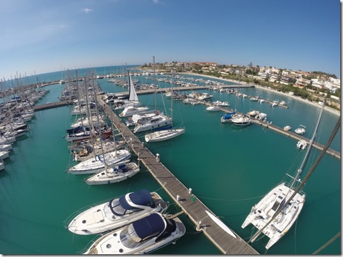 Nach 2050 Meilen wieder gesund zurück zu Hause - in der Marina di Ragusa