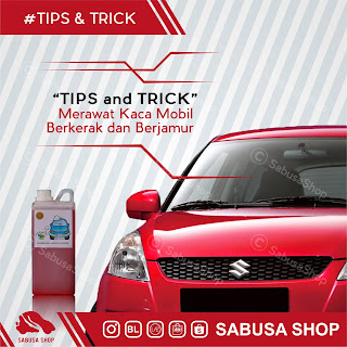 SABUSA Tips & Trick Merawat Kaca Mobil dari Jamur dan Kerak