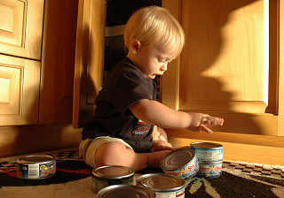 Image: Stacking tuna cans, by Ryan McLean on Flickr