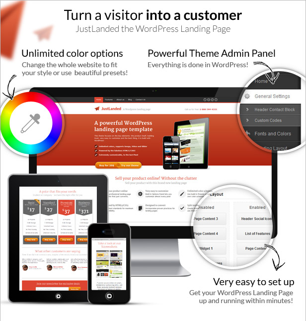 WordPress Landing Page