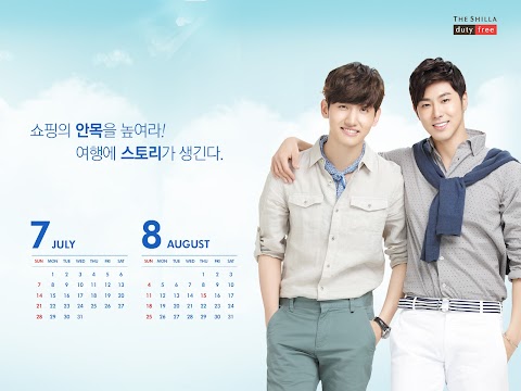 TVXQ - Shilla Duty Free Calendar Jul~Oct