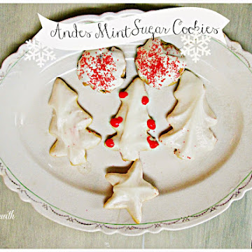 Mary's Sugar Cookies with Andes Mints