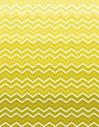 Happy Independence Day America! (yellow ombre chevron)