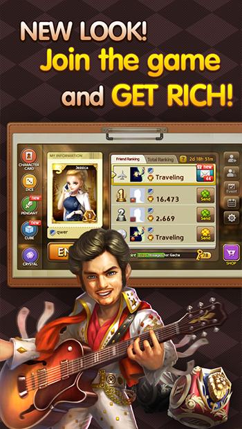 Game LINE Lets Get Rich MOD Apk Versi 1.2.0