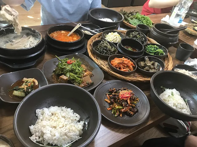 보리밥정식-상차림