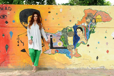 White Tunic and Green Trouser for 14th August