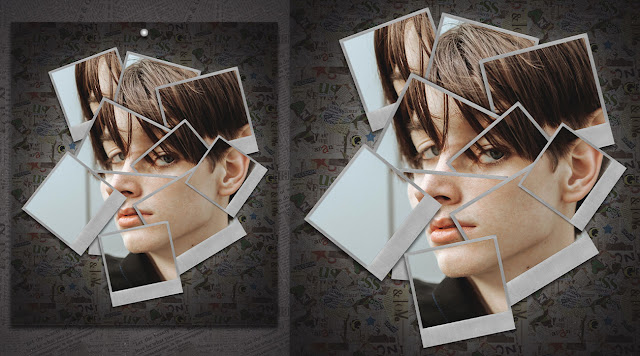 How to Create Polaroid Collage Effect in Photoshop
