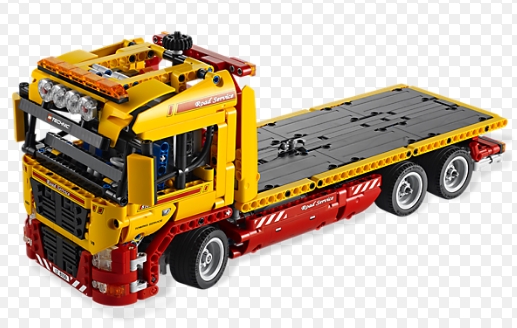 Lego Mobil Truk - Tanpa bak keren warna kuning lego