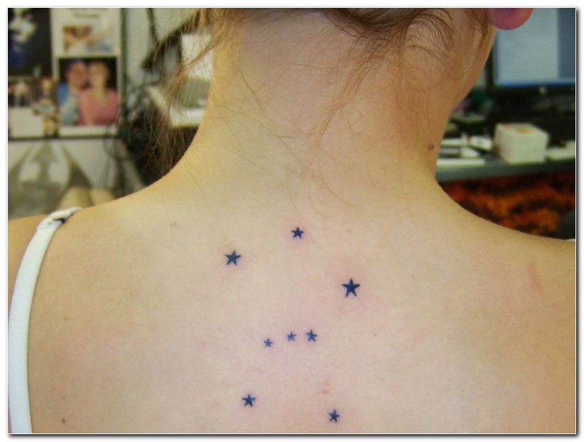 star tattoos with names in them. small star tattoo.