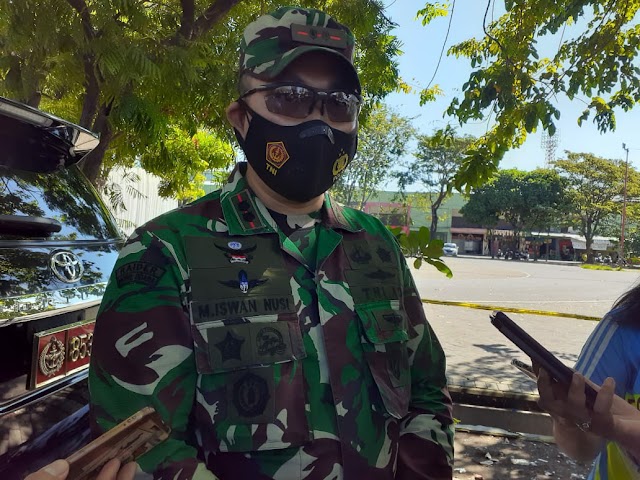 Dandim 0816 Sidoarjo Kerahkan Personel Guna Mendukung Giat Serbuan Vaksinasi Nasional TNI-Polri di Sidoarjo