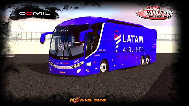 COMIL 1200 6X2 - VIAÇÃO SUSSANTUR - LATAM AIRLINES