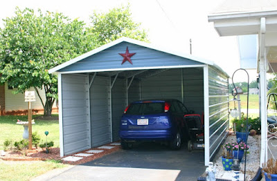 model garasi samping rumah terbaru