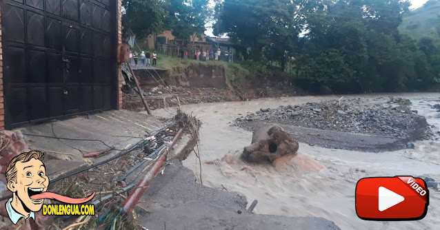 Los terroríficos videos de una nueva inundación en el Estado Táchira