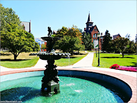 Howard Fountain en la Universidad de Vermont, Burlington