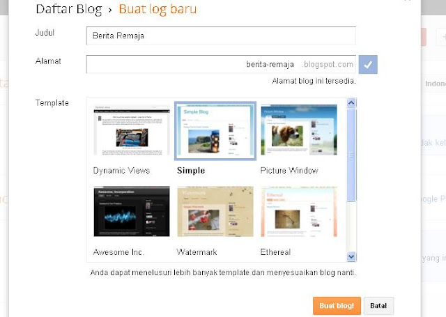 Cara Mebuat Blog 4