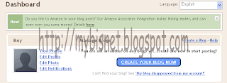 Tutorial Create an Blogspot