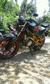 Modifikasi motor Yamaha Vixion