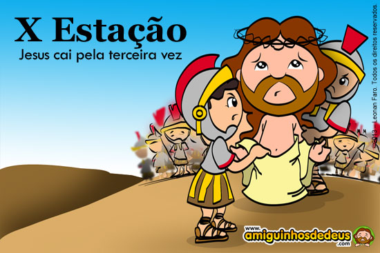 Jesus é despido das Suas vestes desenho