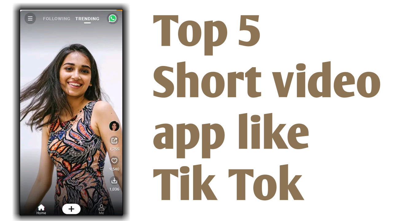 Top 5 Short video app like Tik Tok । टिकटोक जैसे 5 भारतीय अप्प । tiktok jese app made in india