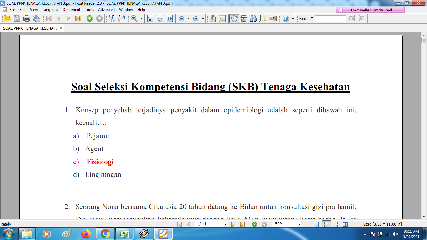 Download contoh soal pppk tenaga kesehatan bagian tenaga kesehatan 3
