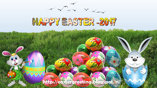 Happy Easter Bunny with Basket 4 wallpaper free download