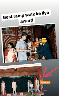 Mumbaikar Nikhil story picture receiving award when teenager