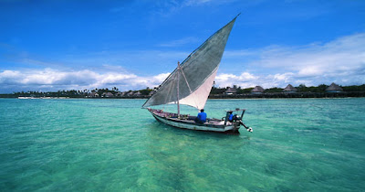 Beautiful Beach On The Island Of Zanzibar