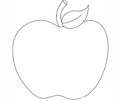 gambar mewarnai buah buahan apel terbaru