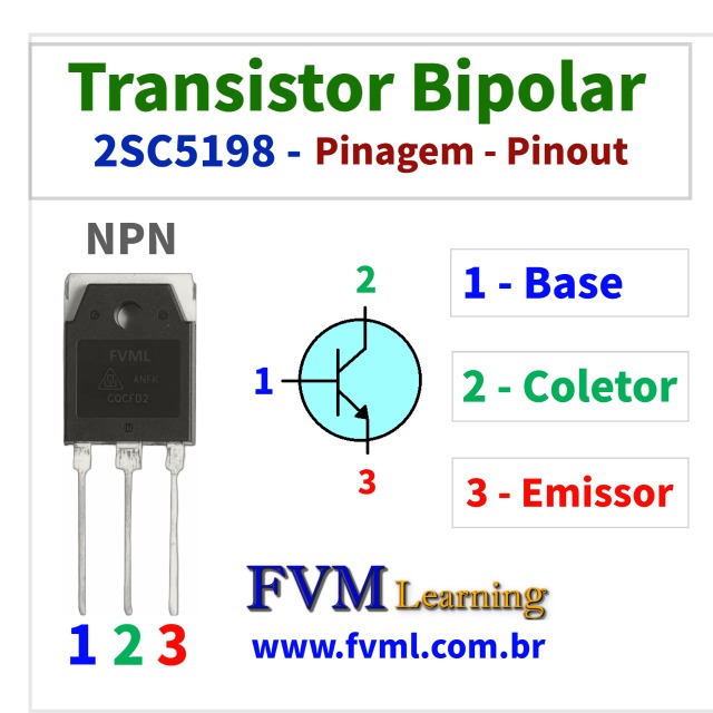 Datasheet-Pinagem-Pinout-Transistor-Potência-NPN-2SC5198-Características-Substituições-fvml