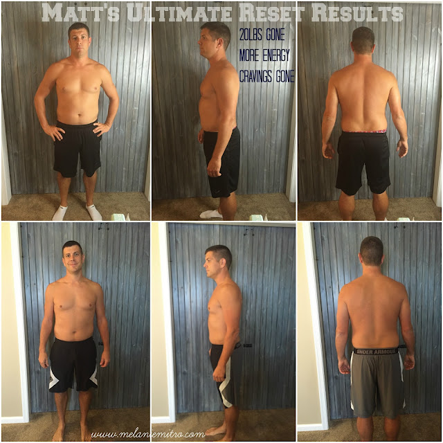 Ultimate Reset Mens Transformation, 21 Day Ultimate Reset Results, Transformation Story, 21 Day Detox, Team Beachbody Ultimate Reset, healthy cleanse