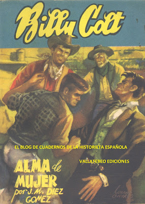 Billy Colt nº3. Editorial Molino, 1952. Díez Gómez