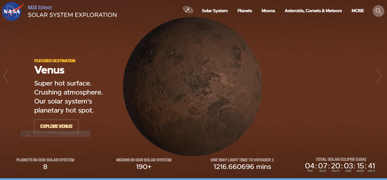 English Elda Nasa Solar System Exploration